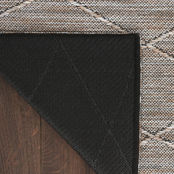 Nourison Washable Solutions Grey/Mocha WSL01 8 ft. Rect. Rug