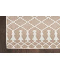 Nourison Astra Machine Washable Taupe ASW10 2 ft. 2 in. X 8 ft. Rectangle Rug