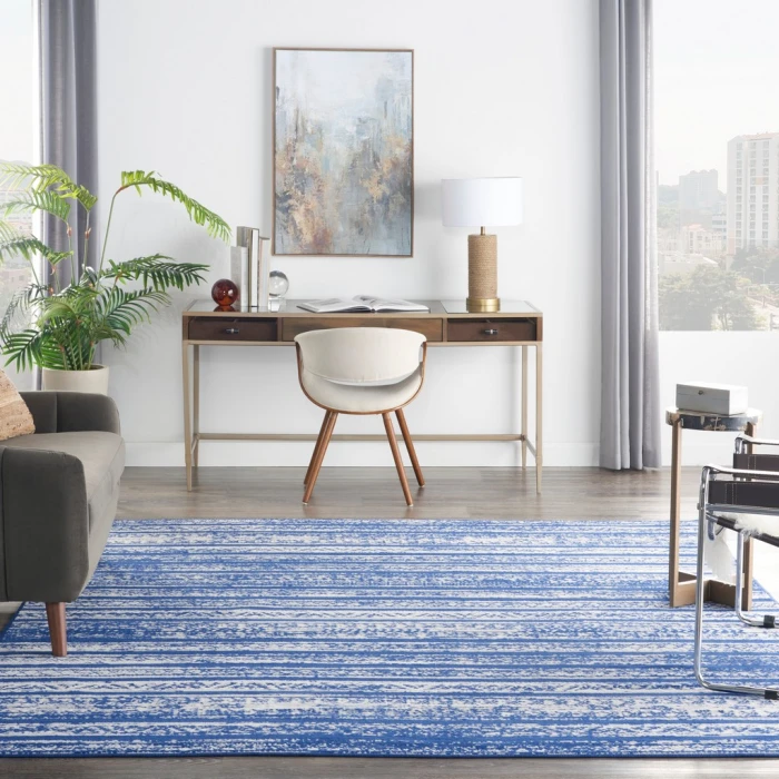 Nourison Whimsicle Area Rug WHS16-Navy Ivory