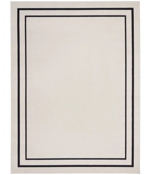 Nourison Nourison Essentials Area Rug NRE02 Ivory/Black