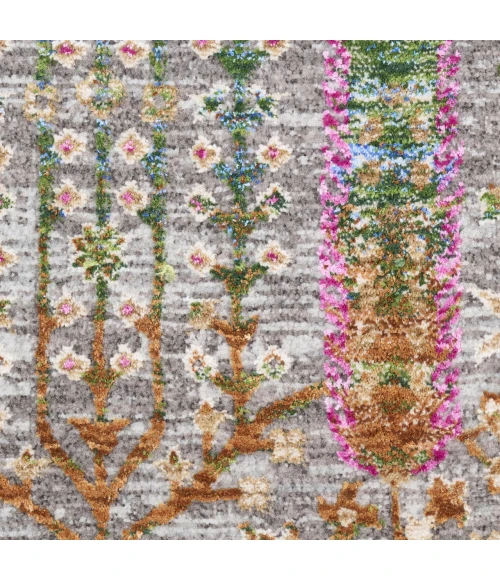 Nourison Home Vintage Harmony Blue VHH01 8ft.10in. x 11ft.2in. Rect. Rug