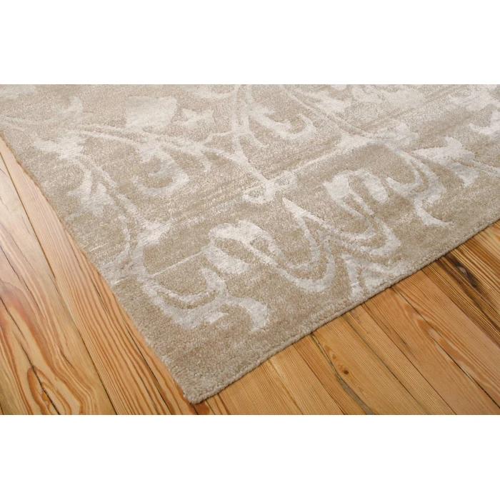 Nourison Silk Shadows Light Gold SHA03 6 ft. X 8 ft. Rect. Rug