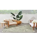 Nourison Garden Oasis Ivory Green GOA01 6 ft. X 9 ft. Rectangle Rug