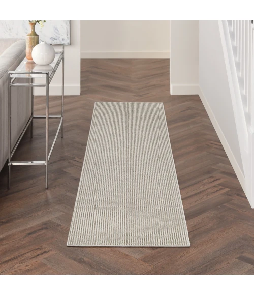 Nourison Natural Texture Ivory Mocha NTX01 8 ft. Rect. Rug