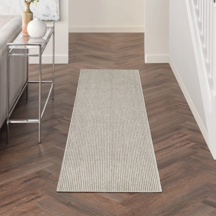 Nourison Natural Texture Ivory Mocha NTX01 8 ft. Rect. Rug