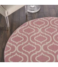 Nourison Jubilant Round Area Rug JUB19-Pink