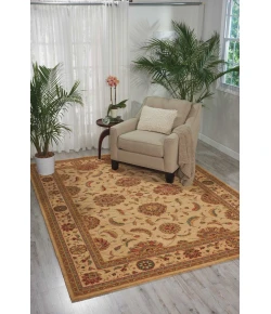 Nourison Home Living Treasures LI04 Ivory 5 ft. 6 in. X 8 ft. 3 in. Area Rug