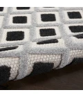Nourison Aloha Area Rug ALH26 Black White 12' x 15'