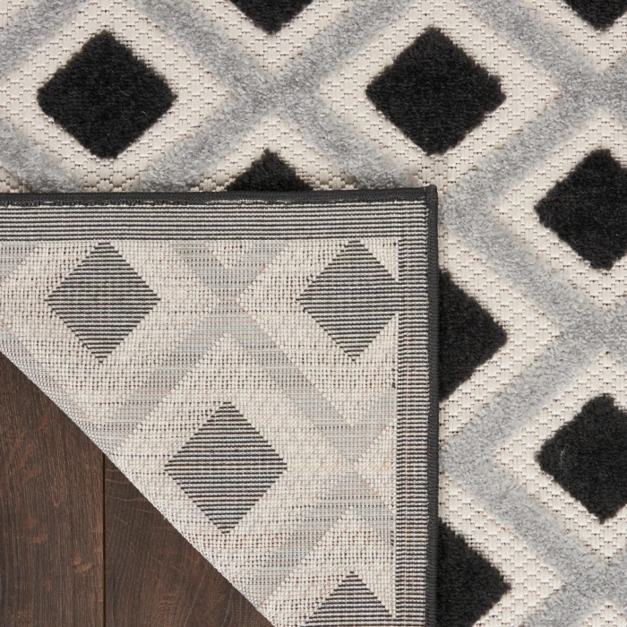 Nourison Aloha Area Rug ALH26-Black White