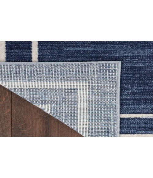 Nourison Nourison Essentials Navy Ivory NRE02 7 ft. X 10 ft. Rectangle Rug