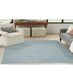 Nourison Home Washable Essentials WAE01 Aqua 4 ft. X 6 ft. Area Rug