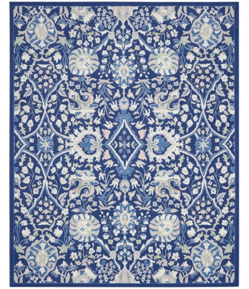 Nourison Whimsicle Area Rug WHS10-Navy Multicolor
