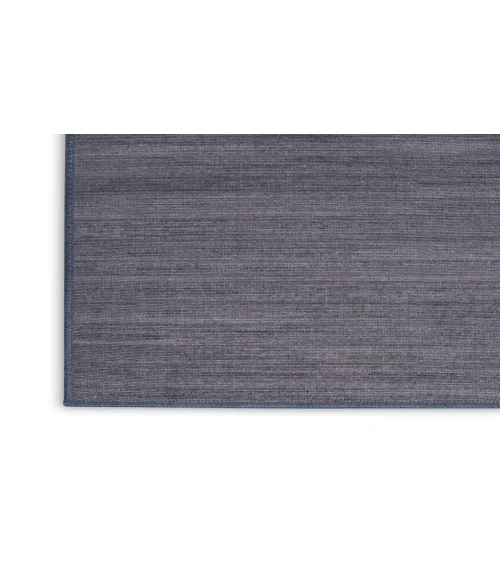 Nourison Washable Essentials Navy WAE01 2 ft. X 6 ft. Rectangle Rug