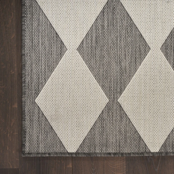 Nourison Positano Charcoal POS04 2ft. x 3ft. Rect. Rug