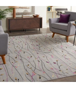 Nourison Home Grafix GRF15 Grey 7 ft. X 10 ft. Area Rug