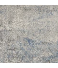 Nourison Rustic Textures Ivory Light Blue RUS09 6 ft. X 9 ft. Rect. Rug