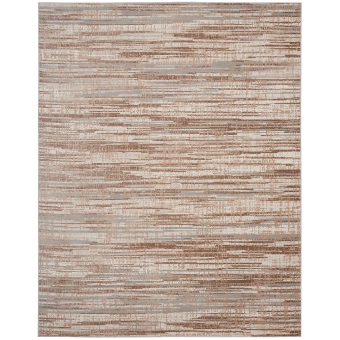 Nourison Elation Area Rug ETN01 Ivory Grey 9' x 12'