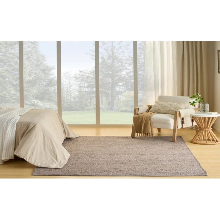 Nourison Natural Jute Grey NJT01 5 ft. X 7 ft. Rectangle Rug