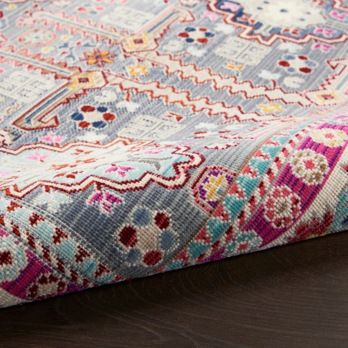 Nourison Vintage Kashan Area Rug VKA05-Grey/Multi
