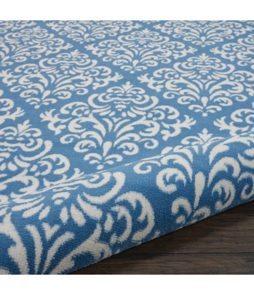 Nourison Grafix Round Area Rug GRF06-Blue