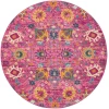 Nourison Home Passion PSN01 Fuchsia 8 ft. Round Area Rug