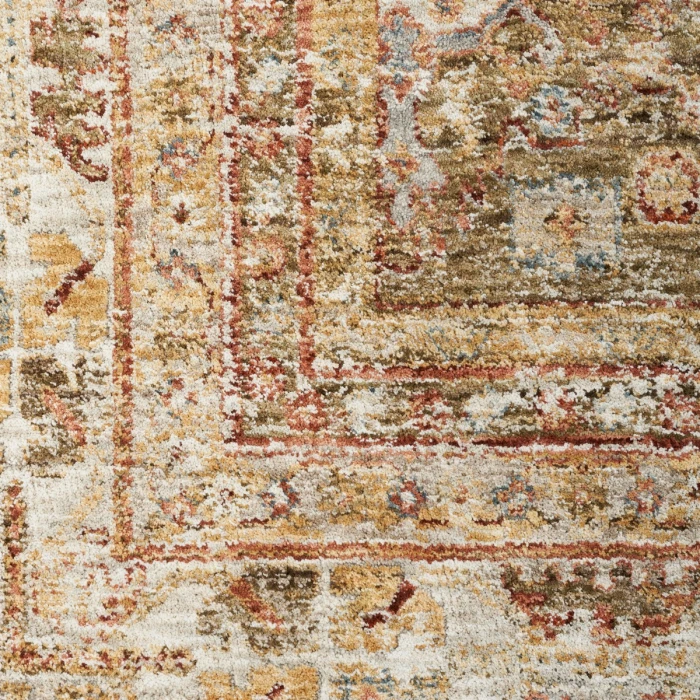 Nourison Sahar Green SHR01 5 ft. X 8 ft. Rect. Rug