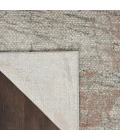 Nourison Rustic Textures Area Rug RUS15-Light Grey/Rust