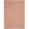 Nourison Home Malibu Shag MSG01 Blush 7 ft. 10 in. X 9 ft. 10 in. Area Rug
