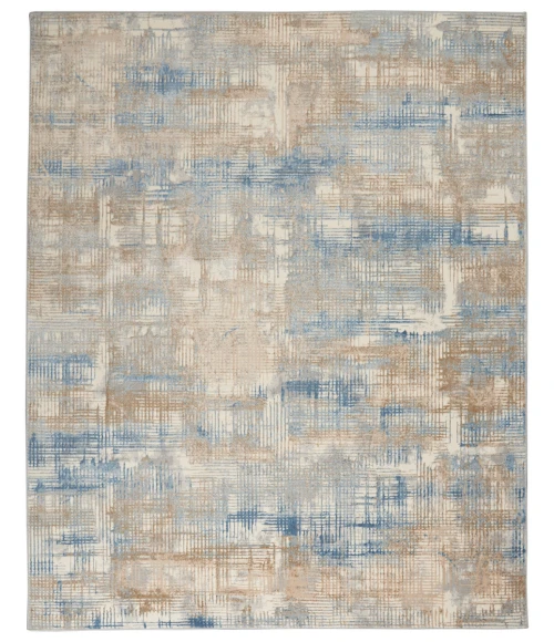 Calvin Klein Rush Area Rug CK951 Blue/Beige
