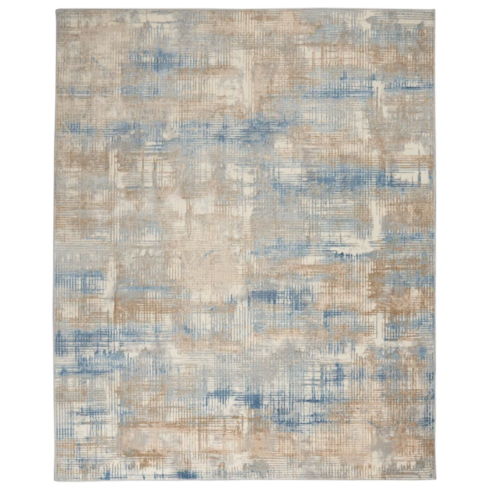 Calvin Klein Rush Area Rug CK951 Blue/Beige