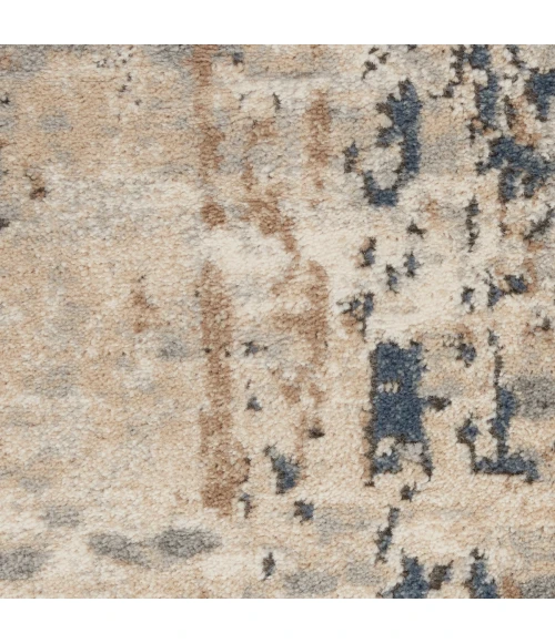 Nourison Quarry Beige Grey QUA01 6 ft. Rect. Rug