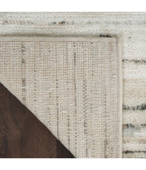 Nourison Serenity Home Ivory Beige SRH03 2 ft. 2 in. X 6 ft. Rect. Rug