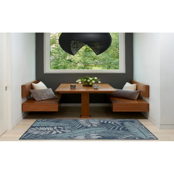 Nourison Garden Oasis Navy GOA02 3 ft. X 5 ft. Rectangle Rug