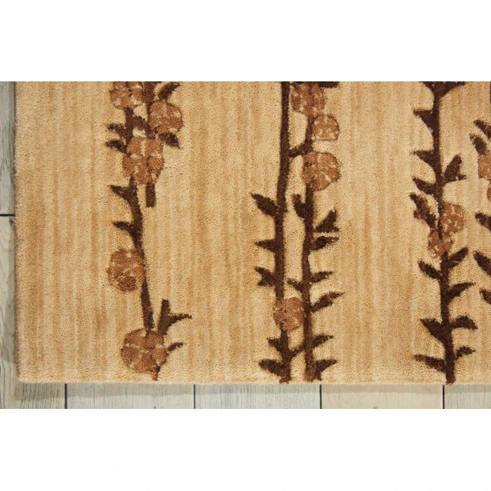 Nourison Home Radiant Impression Brown LK04 7ft.9in. x 10ft.10in. Rect. Rug