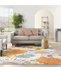 Nourison Allur Area Rug ALR06-Ivory Multicolor