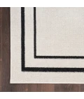 Nourison Nourison Essentials Area Rug NRE02 Ivory/Black