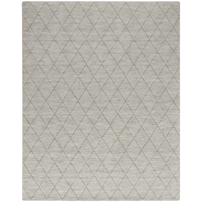 Nourison Wool Haven Grey WOH01 7 ft. 9 in. X 9 ft. 9 in. Rect. Rug