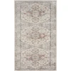 Nourison Home Astra Machine Washable ASW12 Grey Multicolor 2 ft. X 6 ft. Area Rug