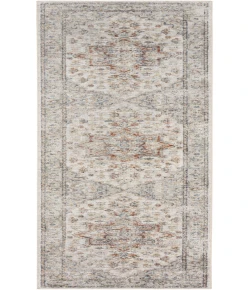 Nourison Home Astra Machine Washable ASW12 Grey Multicolor 2 ft. X 6 ft. Area Rug