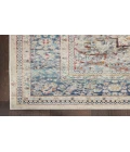 Nourison Vintage Kashan Ivory Blue VKA07 2 ft. X 4 ft. Rectangle Rug