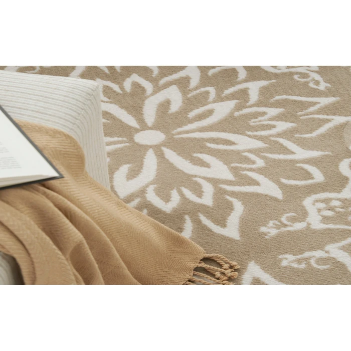 Nourison Jubilant Taupe JUB06 7 ft. 10 in. X 9 ft. 10 in. Rectangle Rug