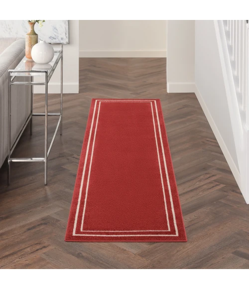 Nourison Nourison Essentials Area Rug NRE02 Brick/Ivory