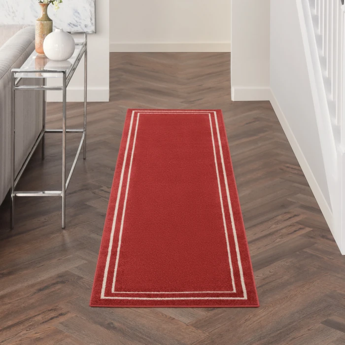 Nourison Nourison Essentials Area Rug NRE02 Brick/Ivory