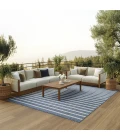 Nourison Positano Navy Ivory POS03 10ft. x 14ft. Rect. Rug