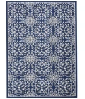 Nourison Jubilant Area Rug JUB06 Navy/Ivory