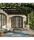 Nourison Garden Oasis Navy GOA06 9 ft. X 12 ft. Rect. Rug