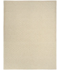 DKNY Pure Grids PGR01 Ivory Beige 8 ft. 6 in. X 11 ft. 6 in. Area Rug