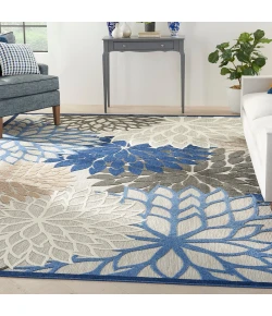 Nourison Home Aloha ALH05 Blue Multicolor 12 ft. X 15 ft. Area Rug