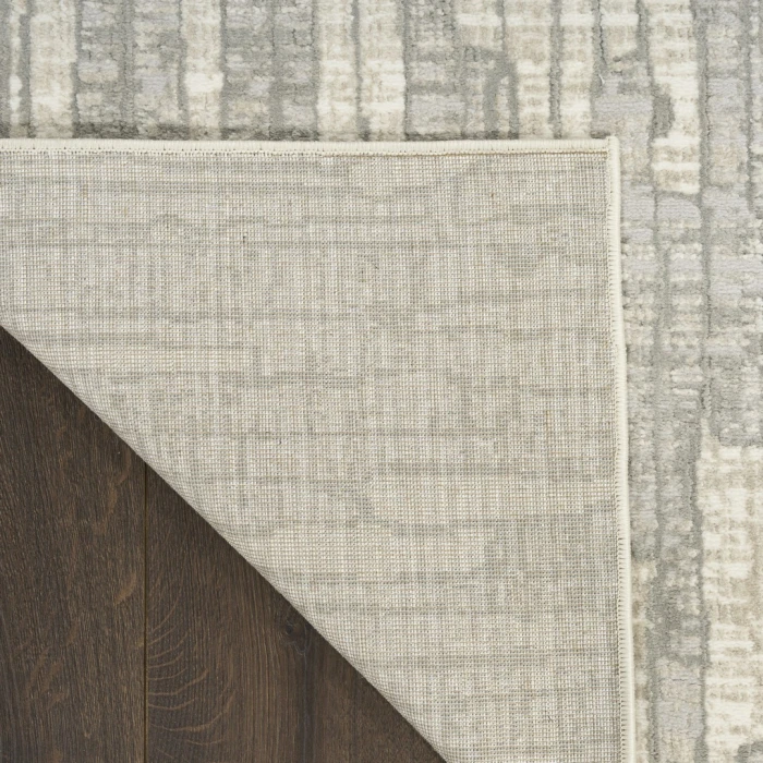 Nourison Soft Structure Grey SOF03 5ft.3in. x 7ft.3in. Rect. Rug
