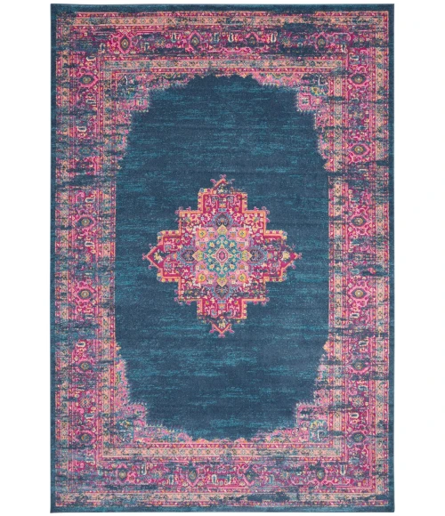 Nourison Passion Area Rug PSN03 Blue 10' x 14'